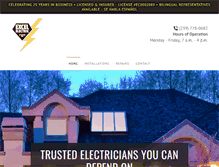 Tablet Screenshot of excelelectricnaples.com